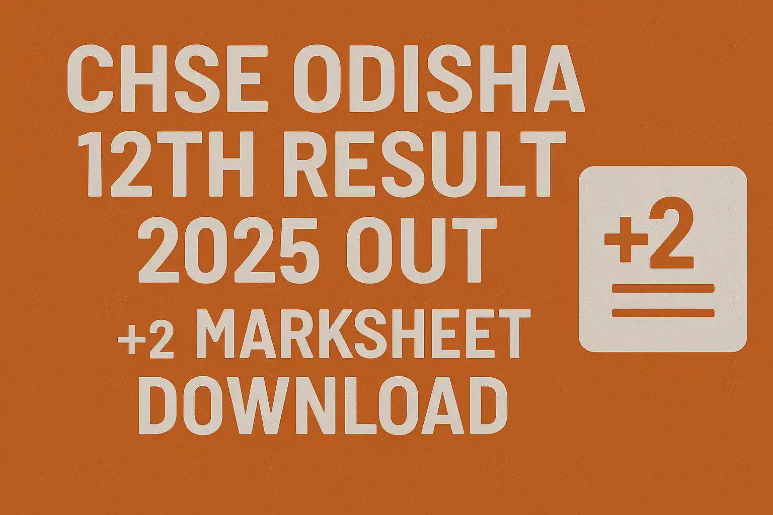 CHSE Odisha 12th Result