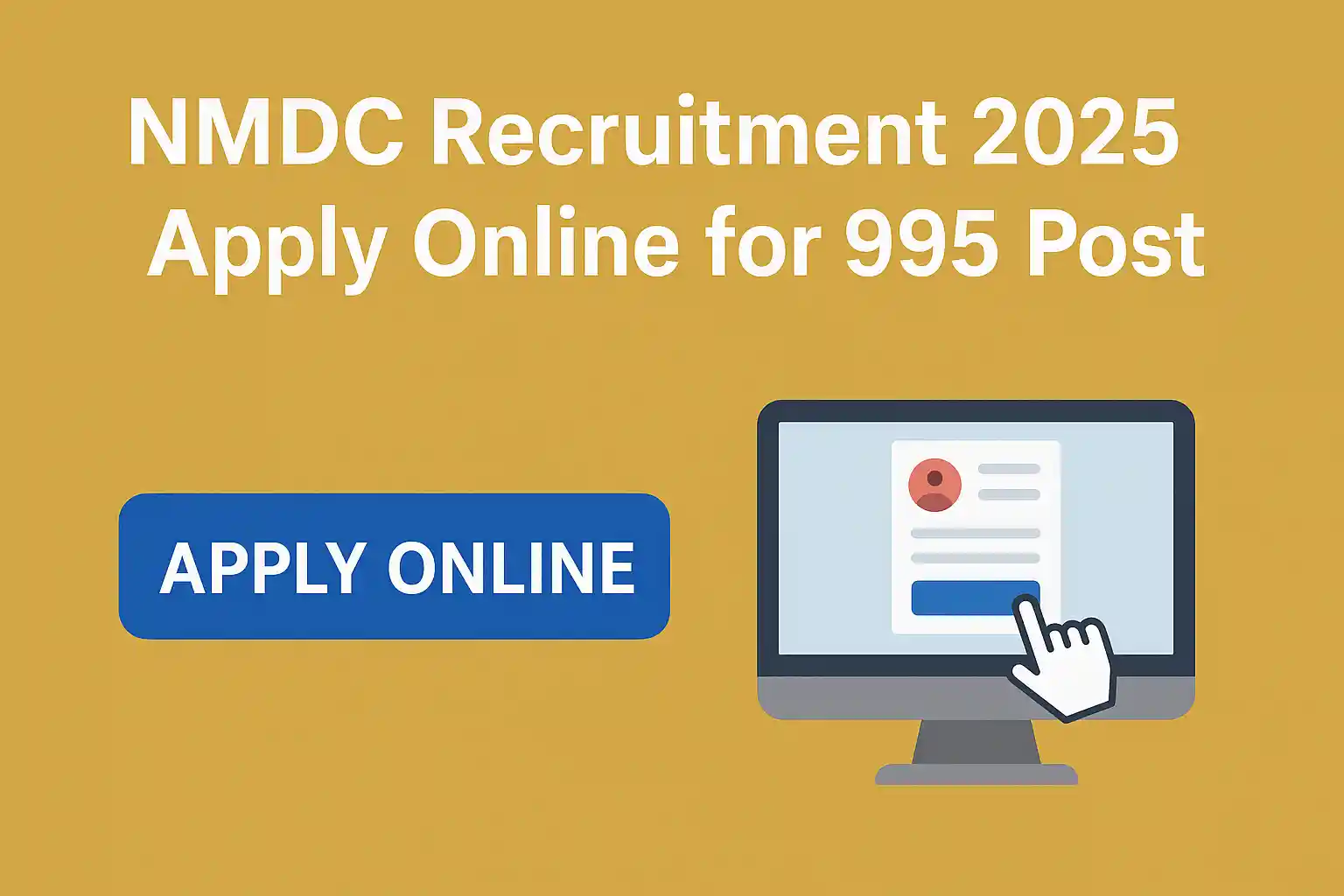 NMDC Recruitment 2025